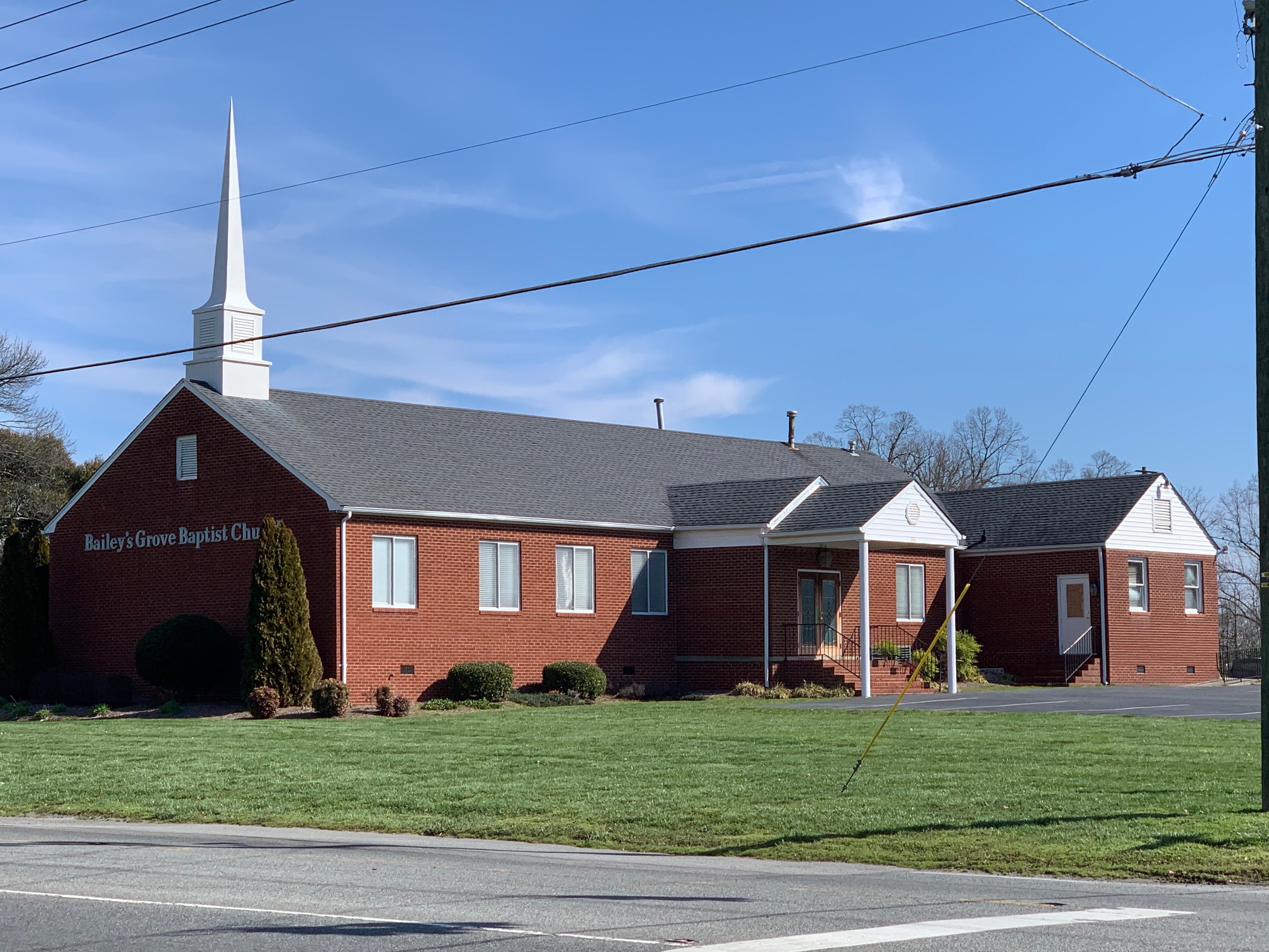Bailey's Grove Baptist Church history